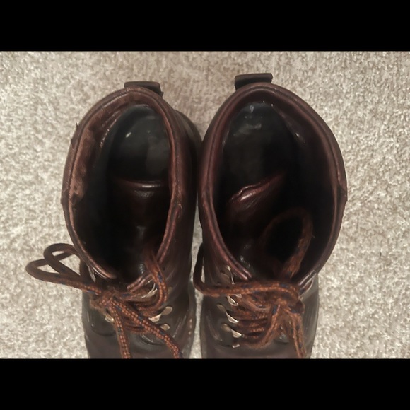 Santana Terra Firma Chestnut Brown leather Boots Size 7.5 - Picture 5 of 9